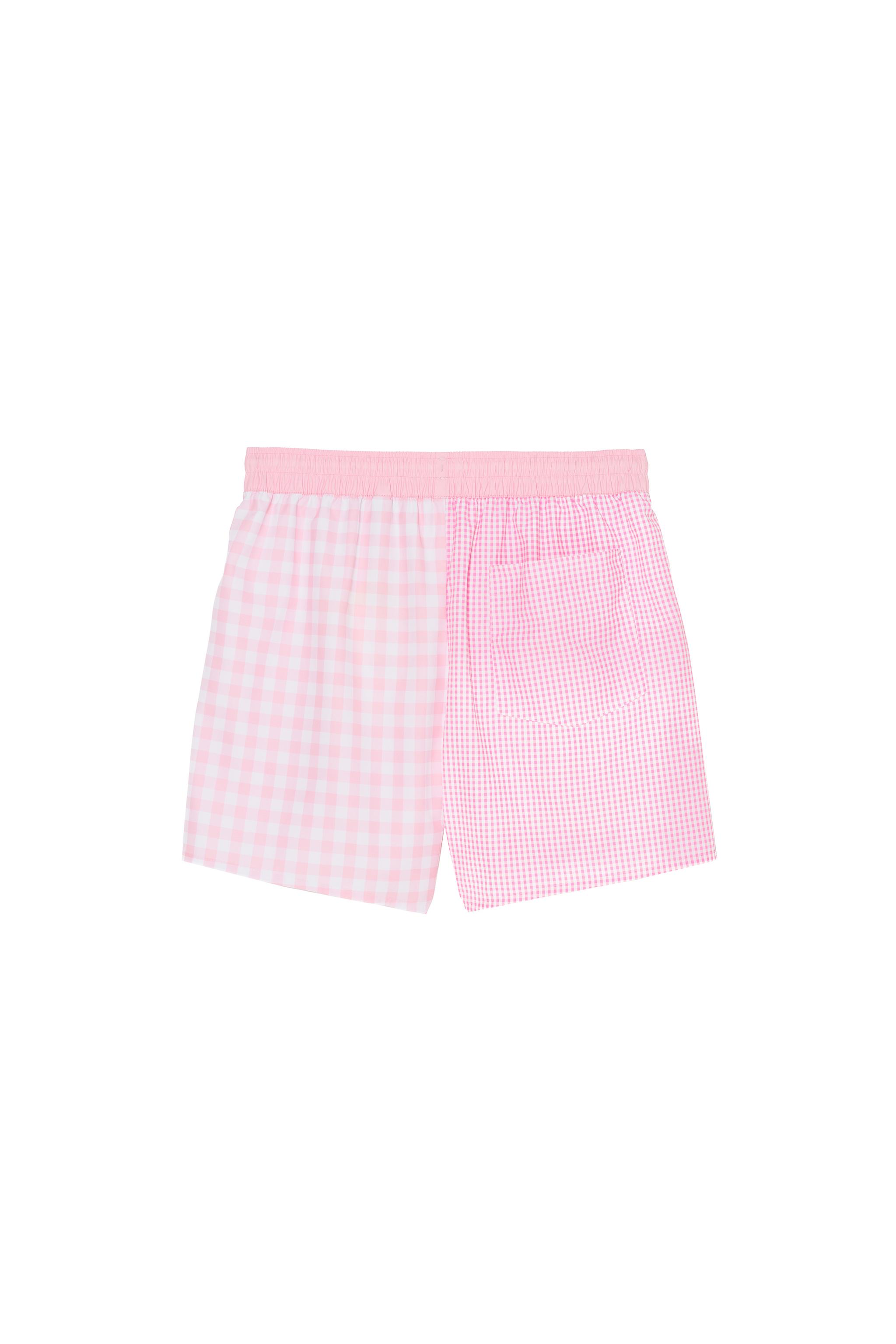 MAILLOT DE BAIN MI-LONG À CARREAUX